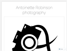 Tablet Screenshot of antoinetterobinsonphotography.wordpress.com