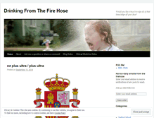 Tablet Screenshot of drinkingfromthefirehose.wordpress.com