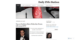 Desktop Screenshot of dailyinfostation77.wordpress.com