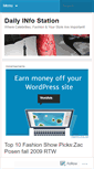 Mobile Screenshot of dailyinfostation77.wordpress.com