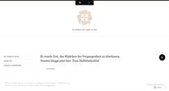Desktop Screenshot of hobbitmaedchen.wordpress.com