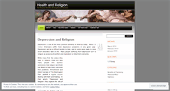 Desktop Screenshot of healthandreligion.wordpress.com