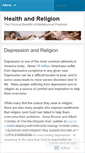 Mobile Screenshot of healthandreligion.wordpress.com