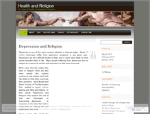 Tablet Screenshot of healthandreligion.wordpress.com