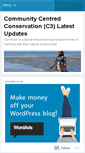Mobile Screenshot of c3update.wordpress.com