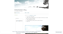 Desktop Screenshot of drifterballads.wordpress.com