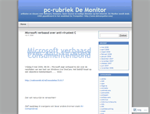 Tablet Screenshot of demonitor.wordpress.com