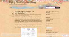 Desktop Screenshot of flyingstarfengshui.wordpress.com