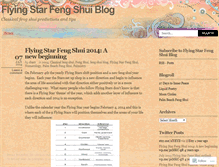 Tablet Screenshot of flyingstarfengshui.wordpress.com