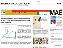 Tablet Screenshot of milanoartexpolibri.wordpress.com