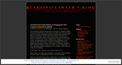 Desktop Screenshot of kctrafficlawyer.wordpress.com