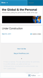 Mobile Screenshot of globalpersonal.wordpress.com