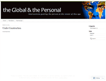 Tablet Screenshot of globalpersonal.wordpress.com