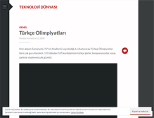 Tablet Screenshot of mcetinkaya.wordpress.com