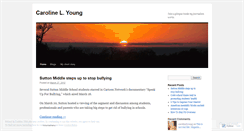 Desktop Screenshot of carolinelyoung.wordpress.com