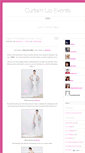 Mobile Screenshot of curtainupevents.wordpress.com