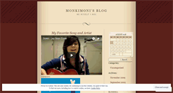 Desktop Screenshot of monkimoni.wordpress.com