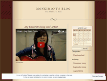 Tablet Screenshot of monkimoni.wordpress.com
