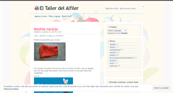 Desktop Screenshot of eltallerdelalfiler.wordpress.com