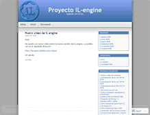 Tablet Screenshot of ilengine.wordpress.com