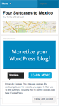 Mobile Screenshot of foursuitcases.wordpress.com