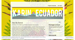 Desktop Screenshot of karinochecuador.wordpress.com