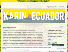 Tablet Screenshot of karinochecuador.wordpress.com