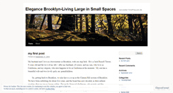 Desktop Screenshot of elegancebrooklyn.wordpress.com