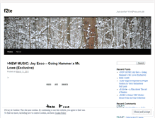Tablet Screenshot of f2te.wordpress.com
