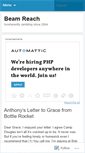 Mobile Screenshot of beamreach.wordpress.com