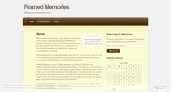 Desktop Screenshot of framedmemory.wordpress.com