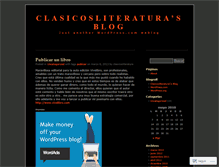Tablet Screenshot of clasicosliteratura.wordpress.com