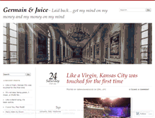 Tablet Screenshot of germainandjuice.wordpress.com