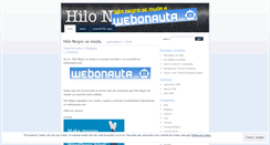 Desktop Screenshot of hilonegro.wordpress.com