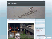 Tablet Screenshot of larzizou.wordpress.com