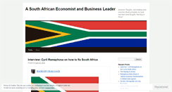 Desktop Screenshot of economistandbusiness.wordpress.com