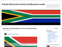 Tablet Screenshot of economistandbusiness.wordpress.com