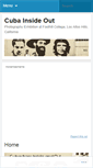 Mobile Screenshot of cubainsideoutphoto.wordpress.com