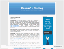 Tablet Screenshot of manaus1.wordpress.com