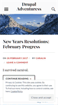 Mobile Screenshot of drupaladventuress.wordpress.com
