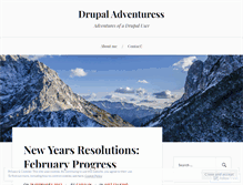 Tablet Screenshot of drupaladventuress.wordpress.com