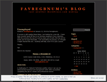 Tablet Screenshot of favregbnum1.wordpress.com