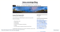 Desktop Screenshot of lotusconcierge.wordpress.com