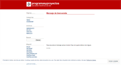 Desktop Screenshot of programasyproyectos.wordpress.com