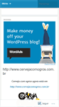 Mobile Screenshot of cervejacomogros.wordpress.com
