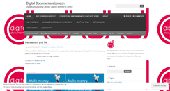 Desktop Screenshot of digitaldocumenterslondon.wordpress.com