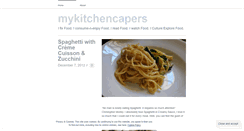 Desktop Screenshot of mykitchencapers.wordpress.com