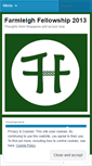 Mobile Screenshot of farmleighfellowship2012.wordpress.com