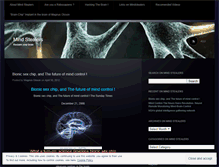 Tablet Screenshot of mindstealers.wordpress.com