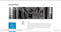 Desktop Screenshot of larafarthing.wordpress.com